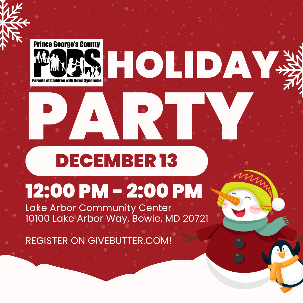 Campaign cover image for PODS of PGC Holiday Party 2025