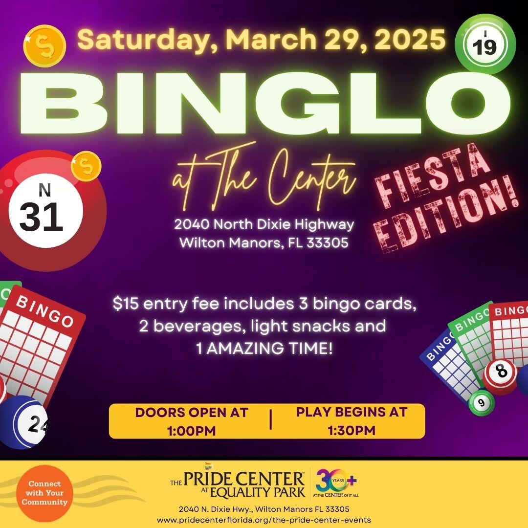 Campaign cover image for BINGLO at The Center 03/29/2025
