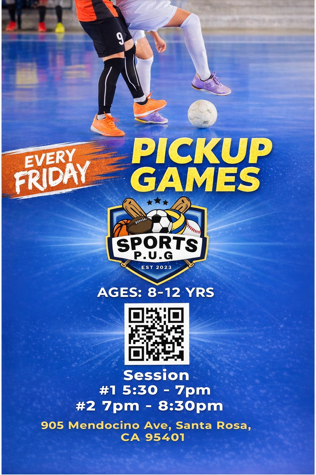 Campaign cover image for Youth Futsal session #1 (Ages 8-12 )
