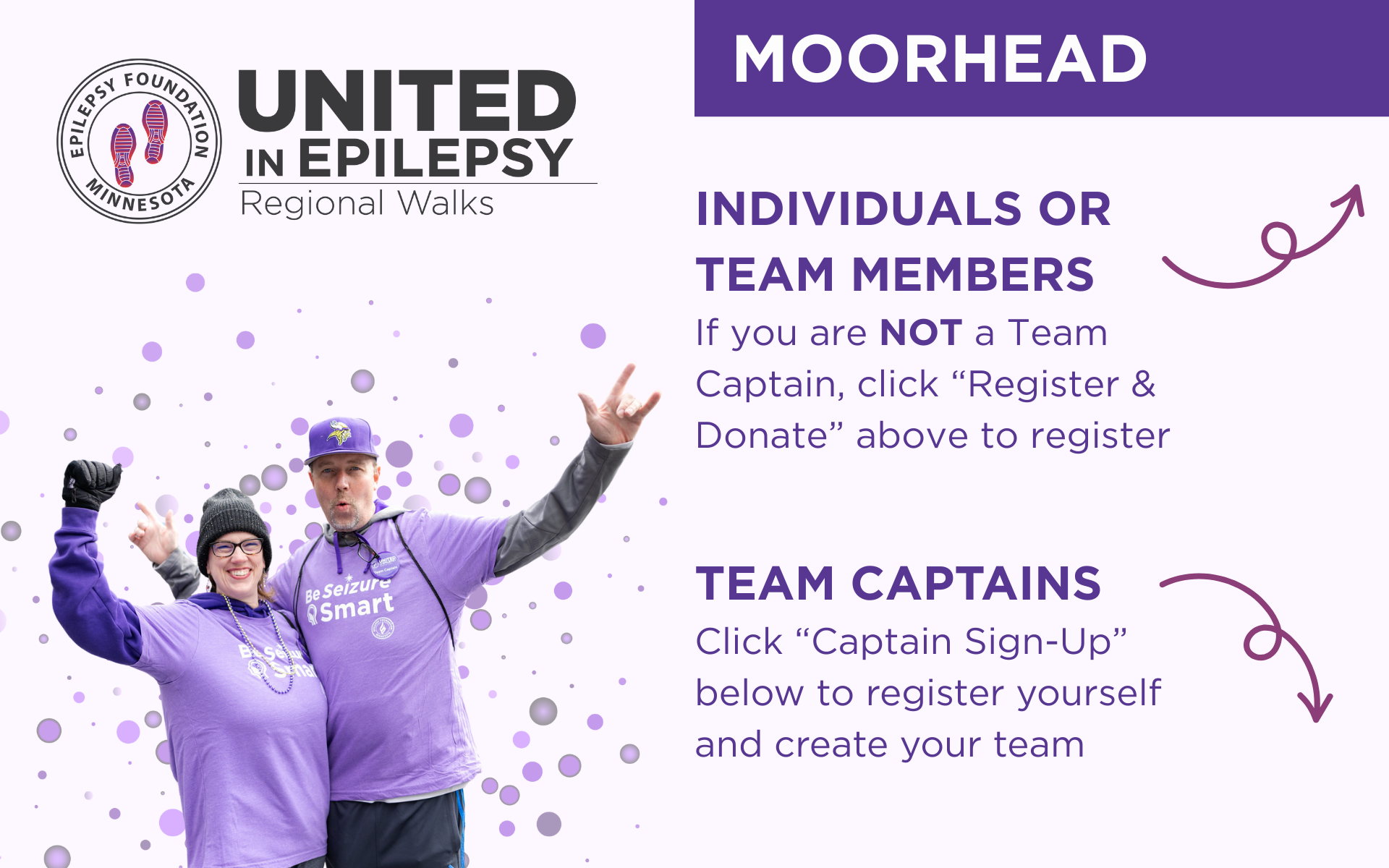 Campaign cover image for 2025 United in Epilepsy Moorhead Walk
