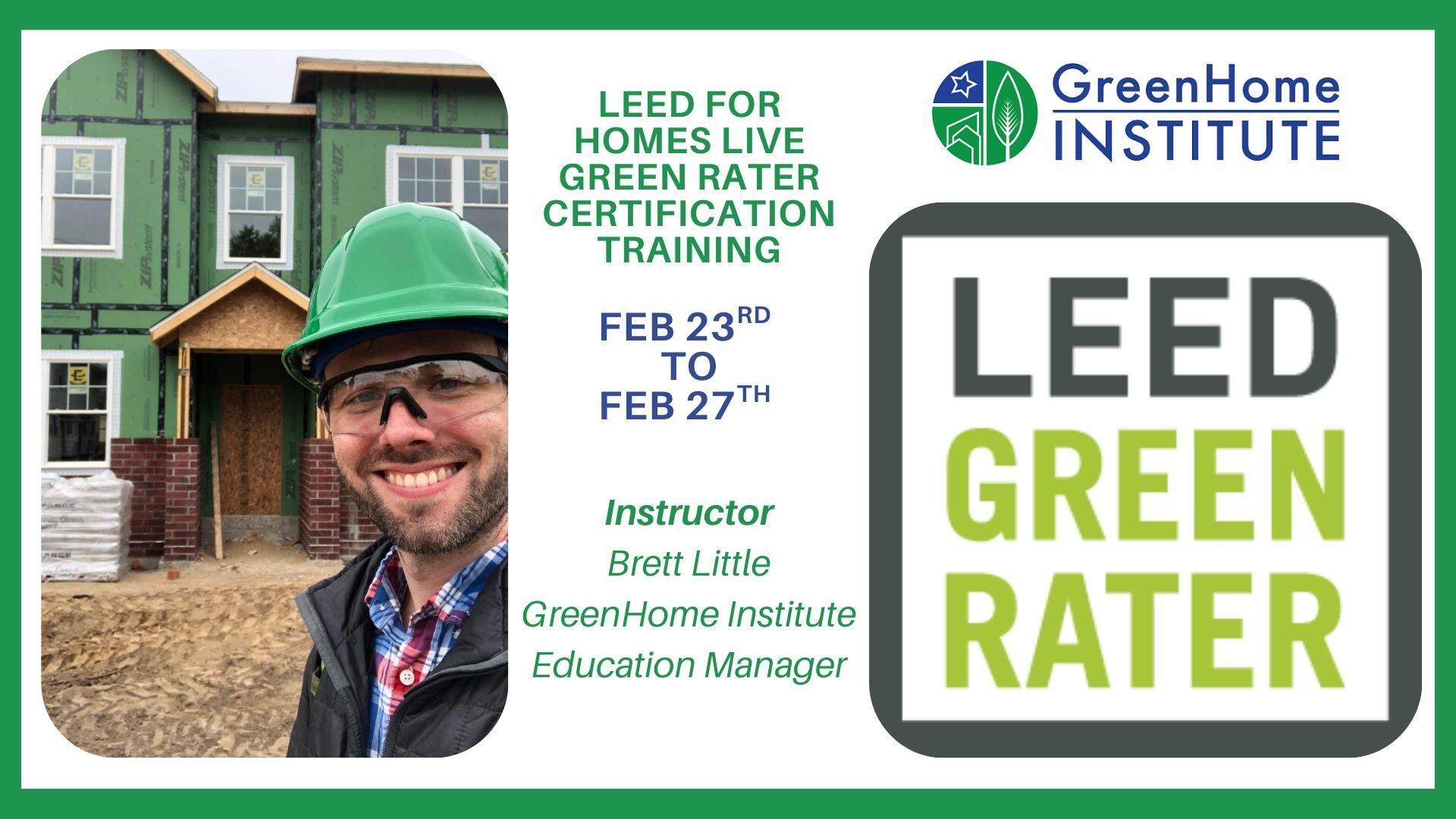 Campaign cover image for LEED Green Rater Training