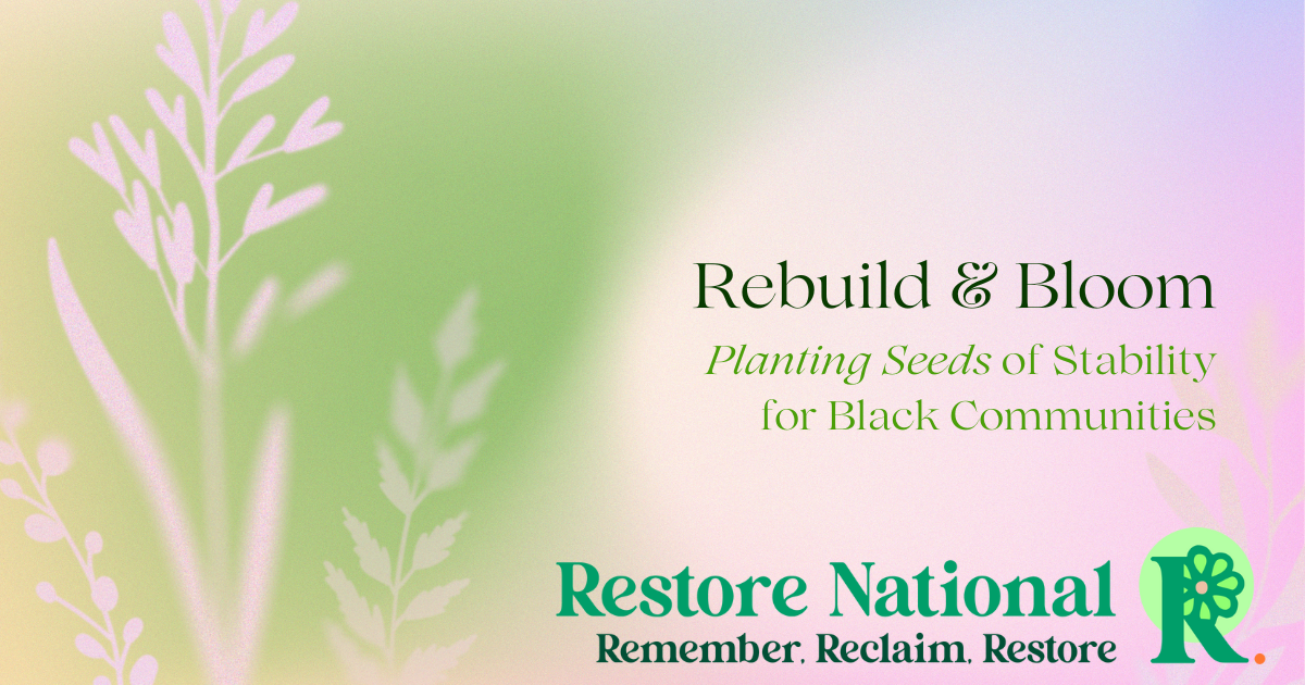 Campaign cover image for Rebuild & Bloom