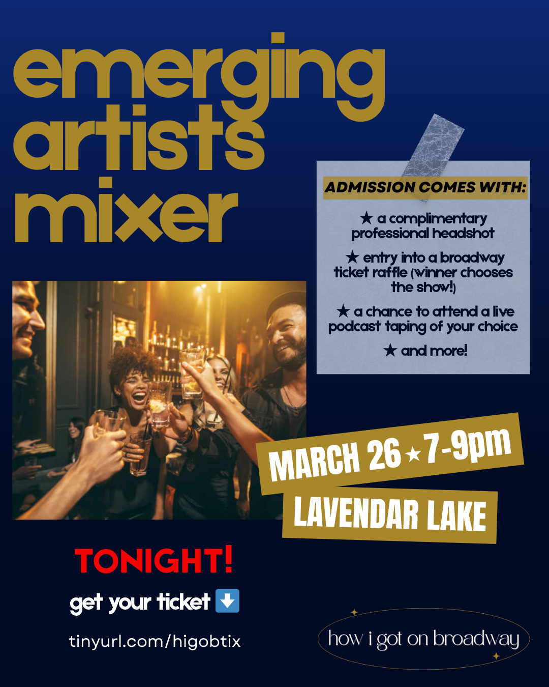 Campaign cover image for Emerging Artists Mixer
