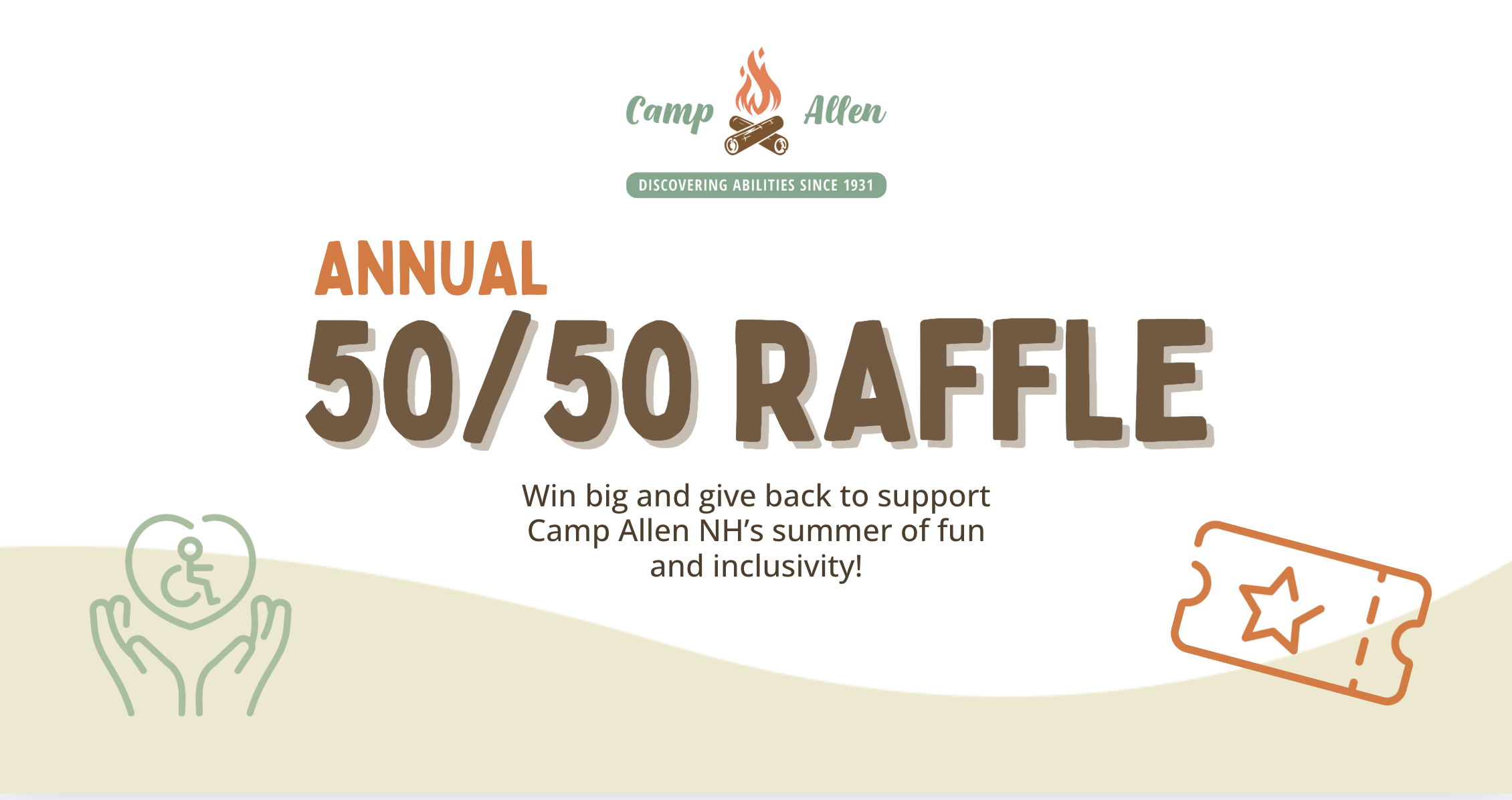 Campaign cover image for Camp Allen NH 50/50 Raffle