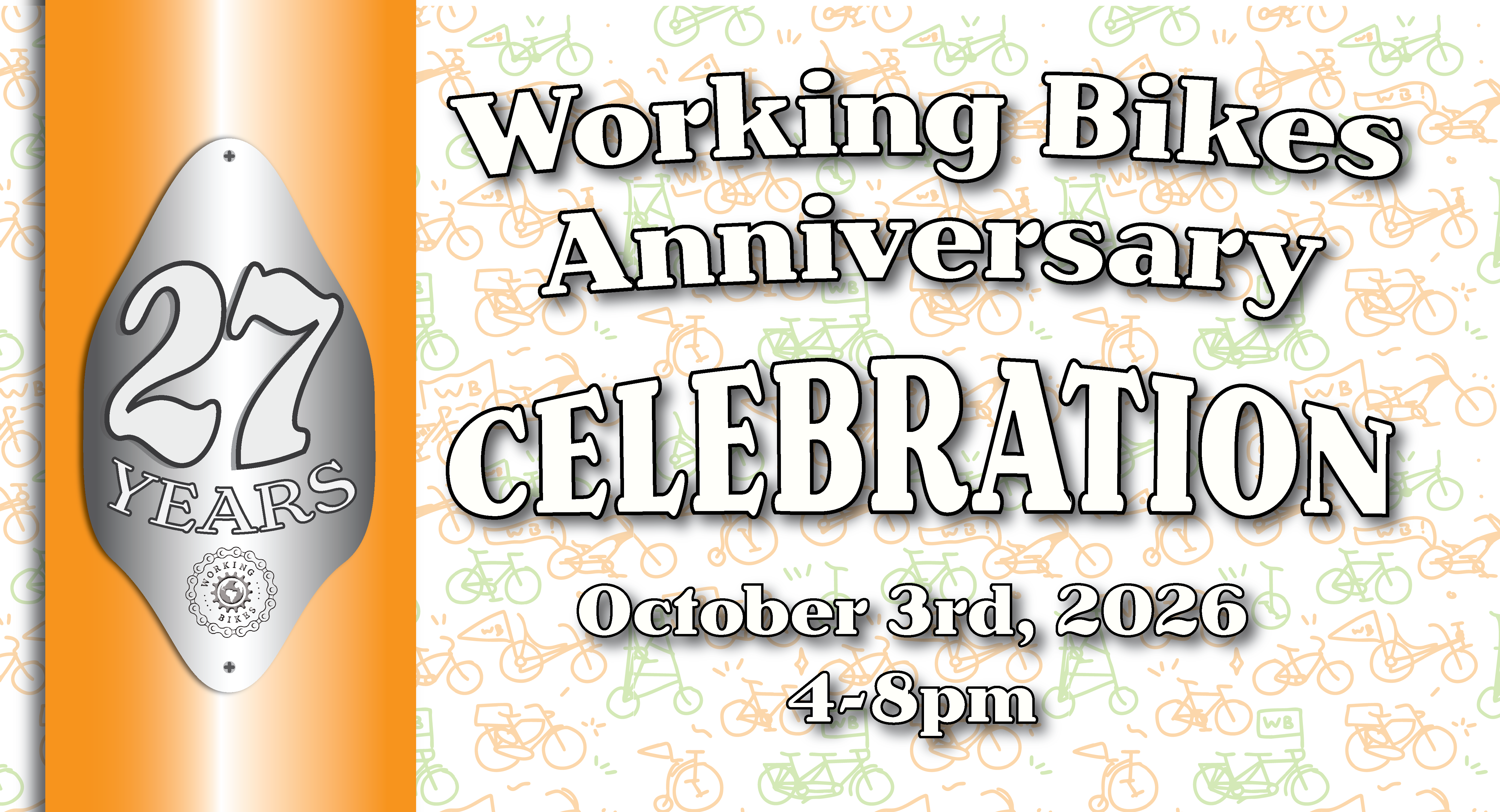 Campaign cover image for Working Bikes 27th Anniversary Celebration