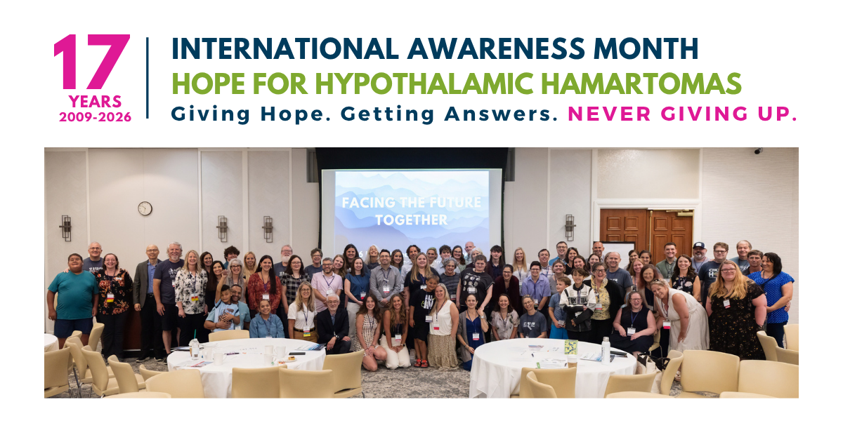 Campaign cover image for 2026 International Hypothalamic Hamartoma Syndrome Awareness