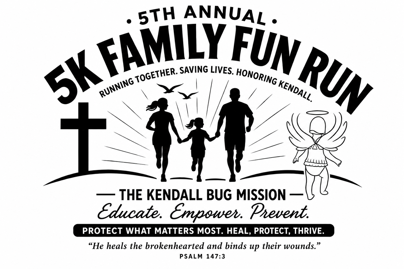 Campaign cover image for 2026 Kendall Bug Mission 5k Family Fun Run
