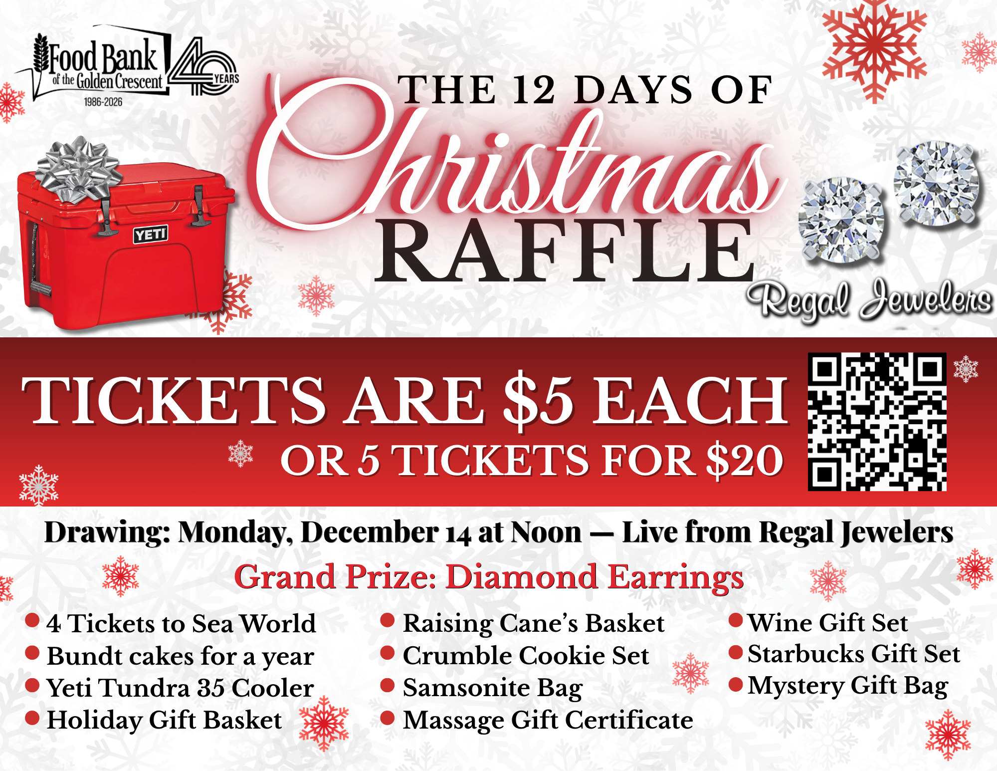 Campaign cover image for 12 Days of Christmas Raffle