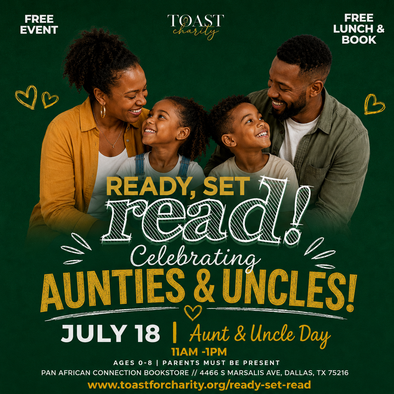 Campaign cover image for Story time with Toast for Charity
