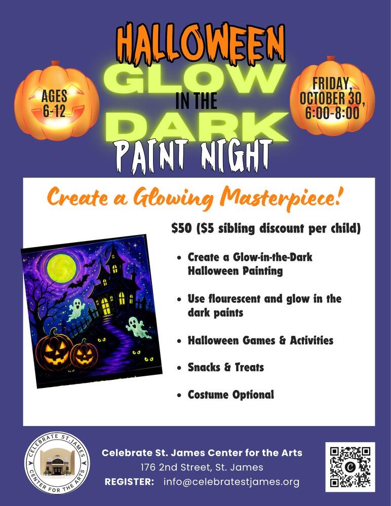 Campaign cover image for Halloween Glow in the Dark Paint Night