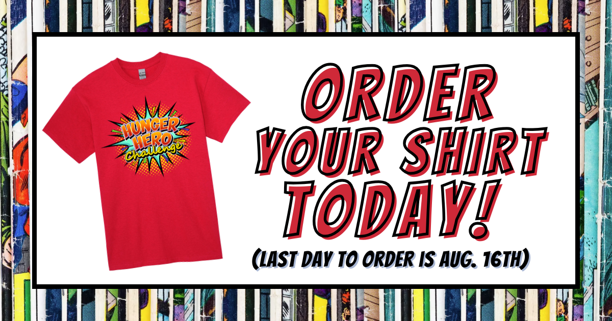 Campaign cover image for Hunger Hero Challenge- Shirts and Signs