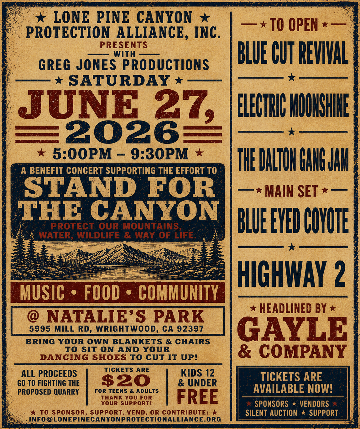 Campaign cover image for Stand For The Canyon!