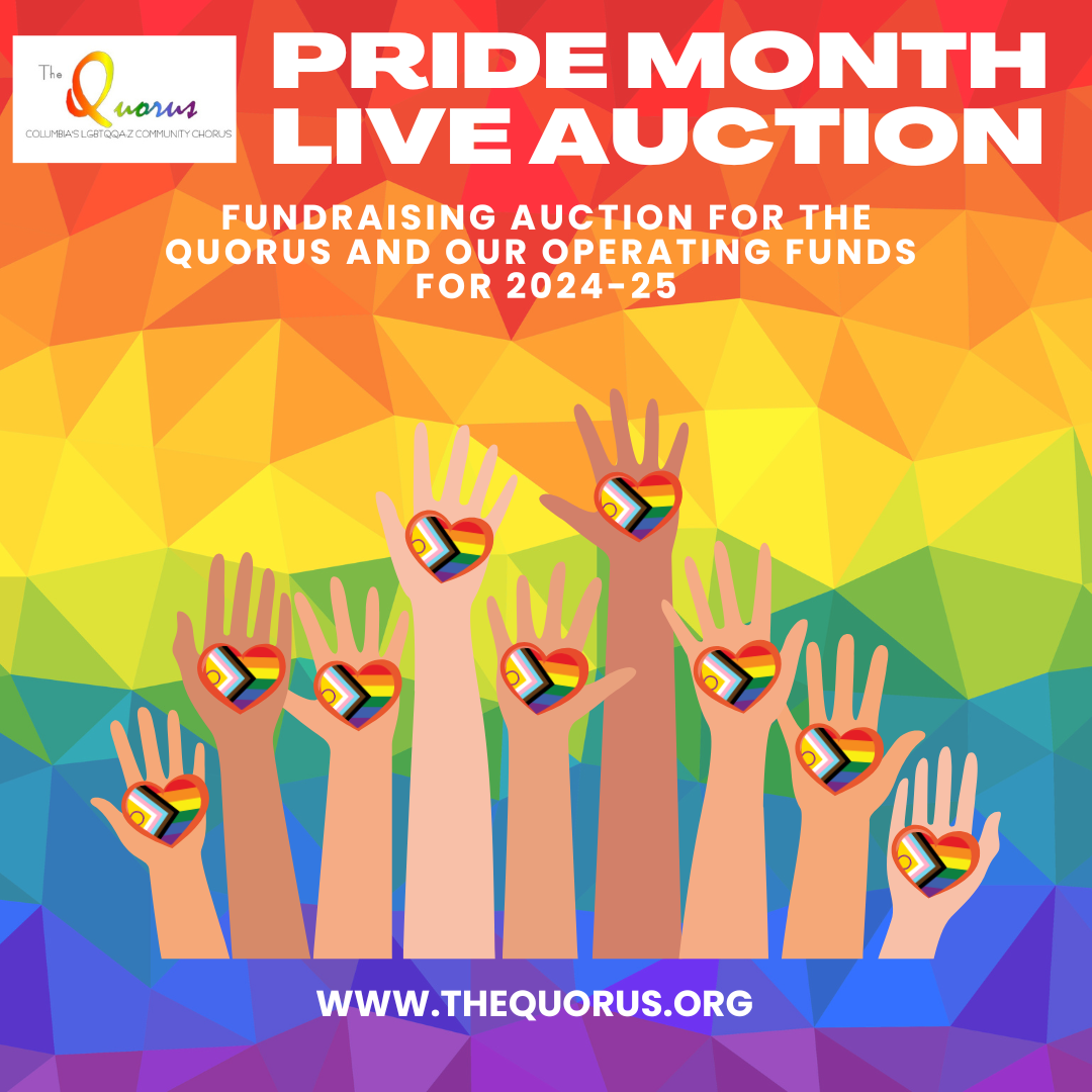 Campaign cover image for The Quorus Pride Month Live Auction