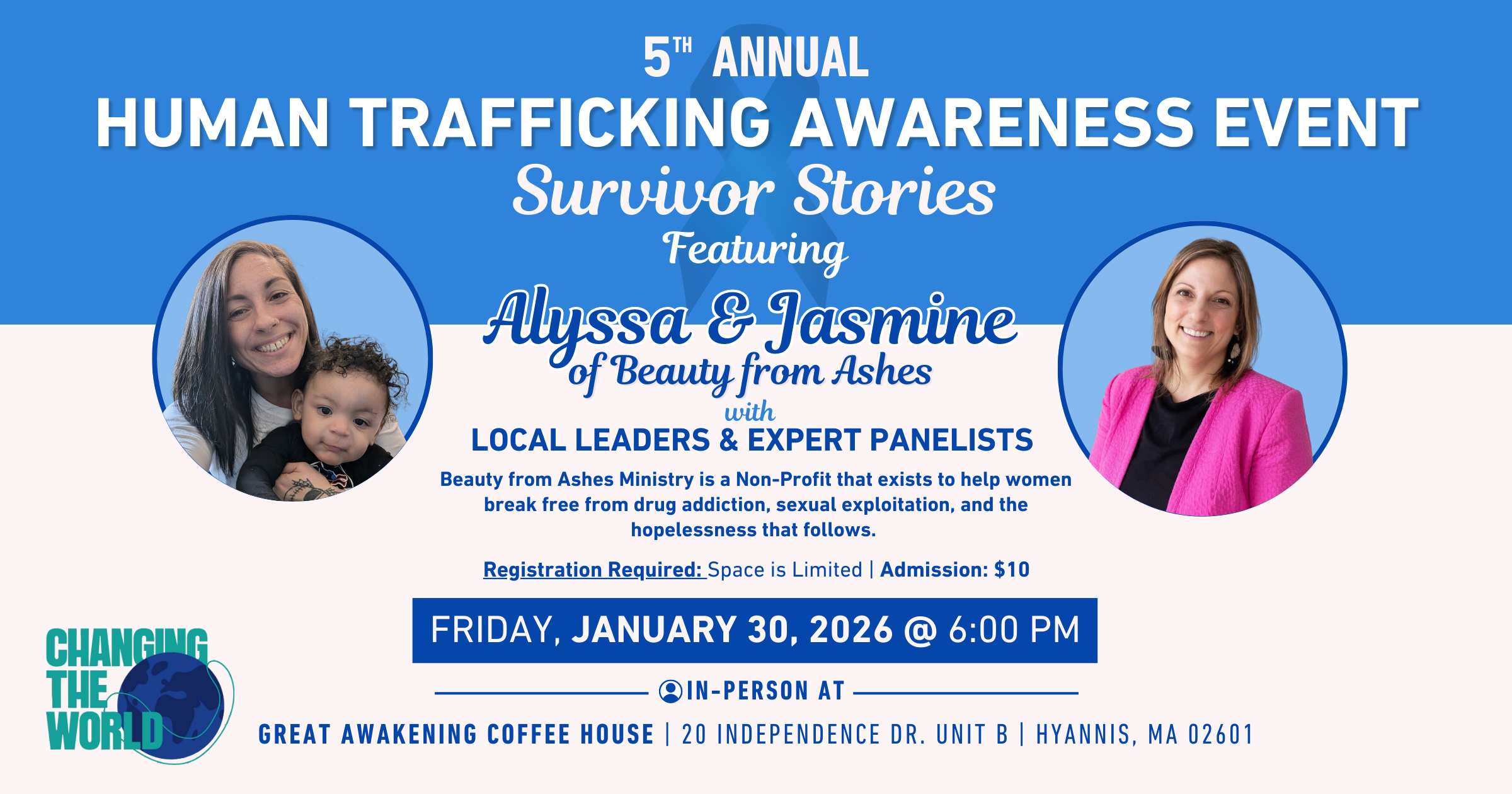 Campaign cover image for 5th Annual Human Trafficking Awareness Event