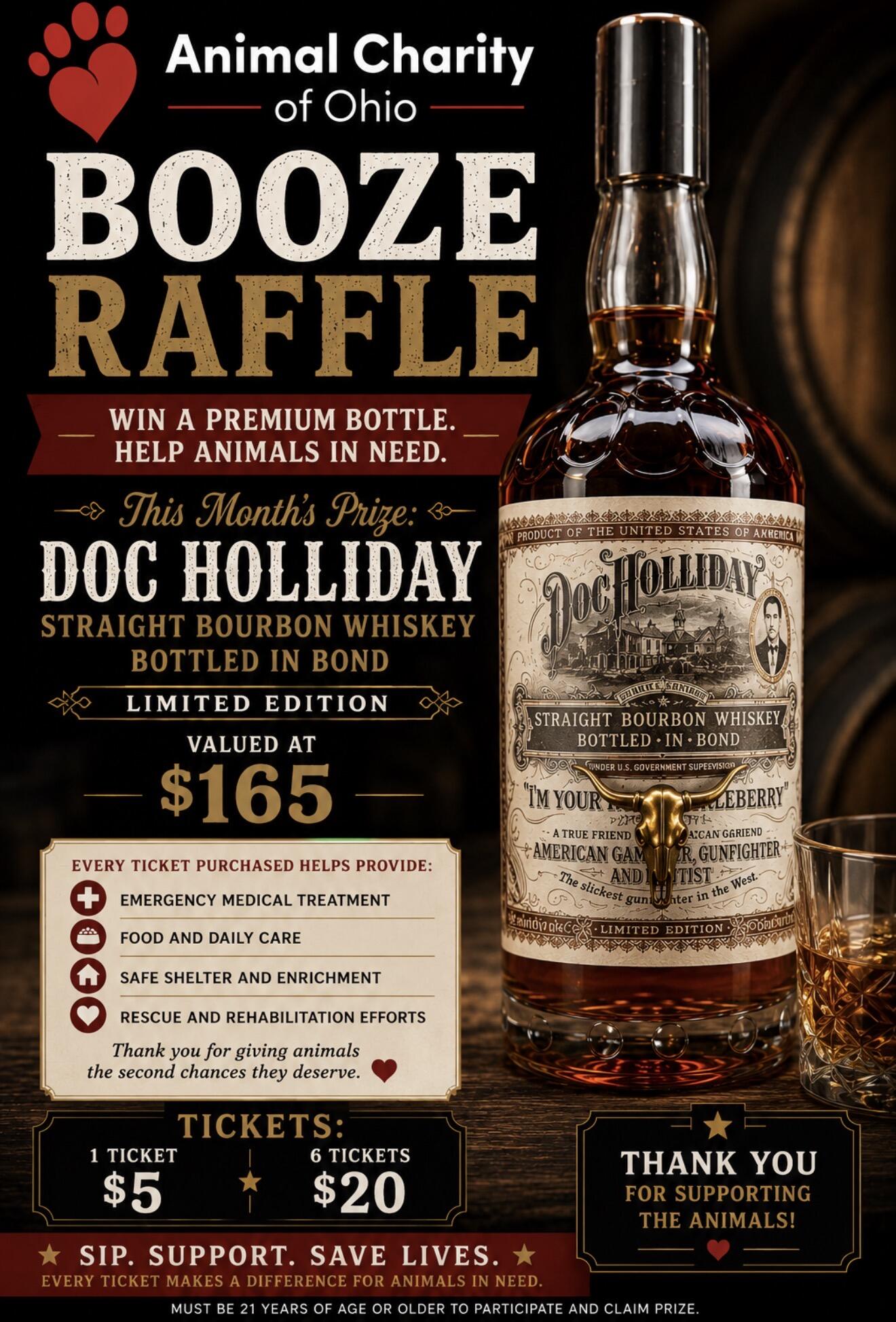 Campaign cover image for June Monthly Booze Raffle