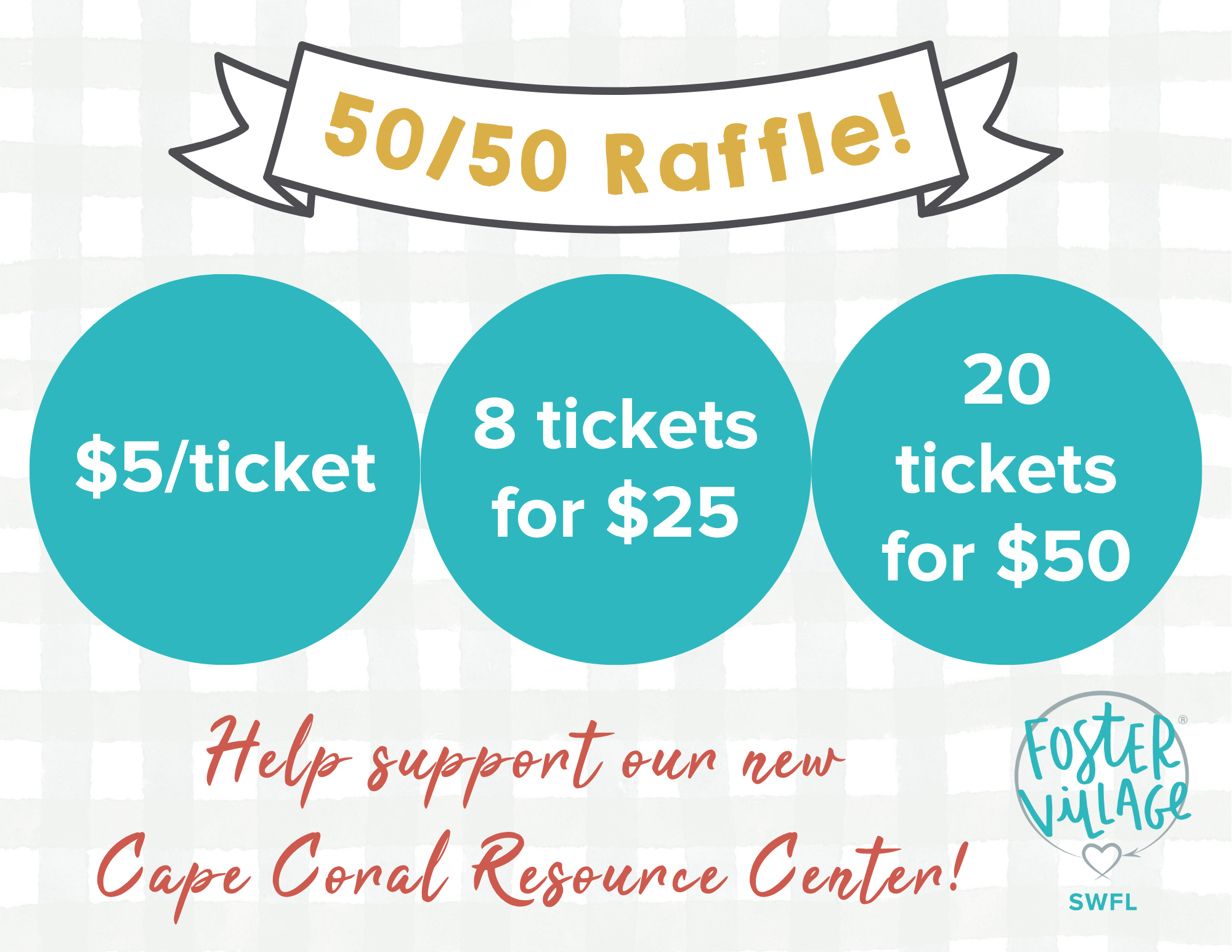 Campaign cover image for Foster Village SWFL Grand Opening 50/50 RAFFLE