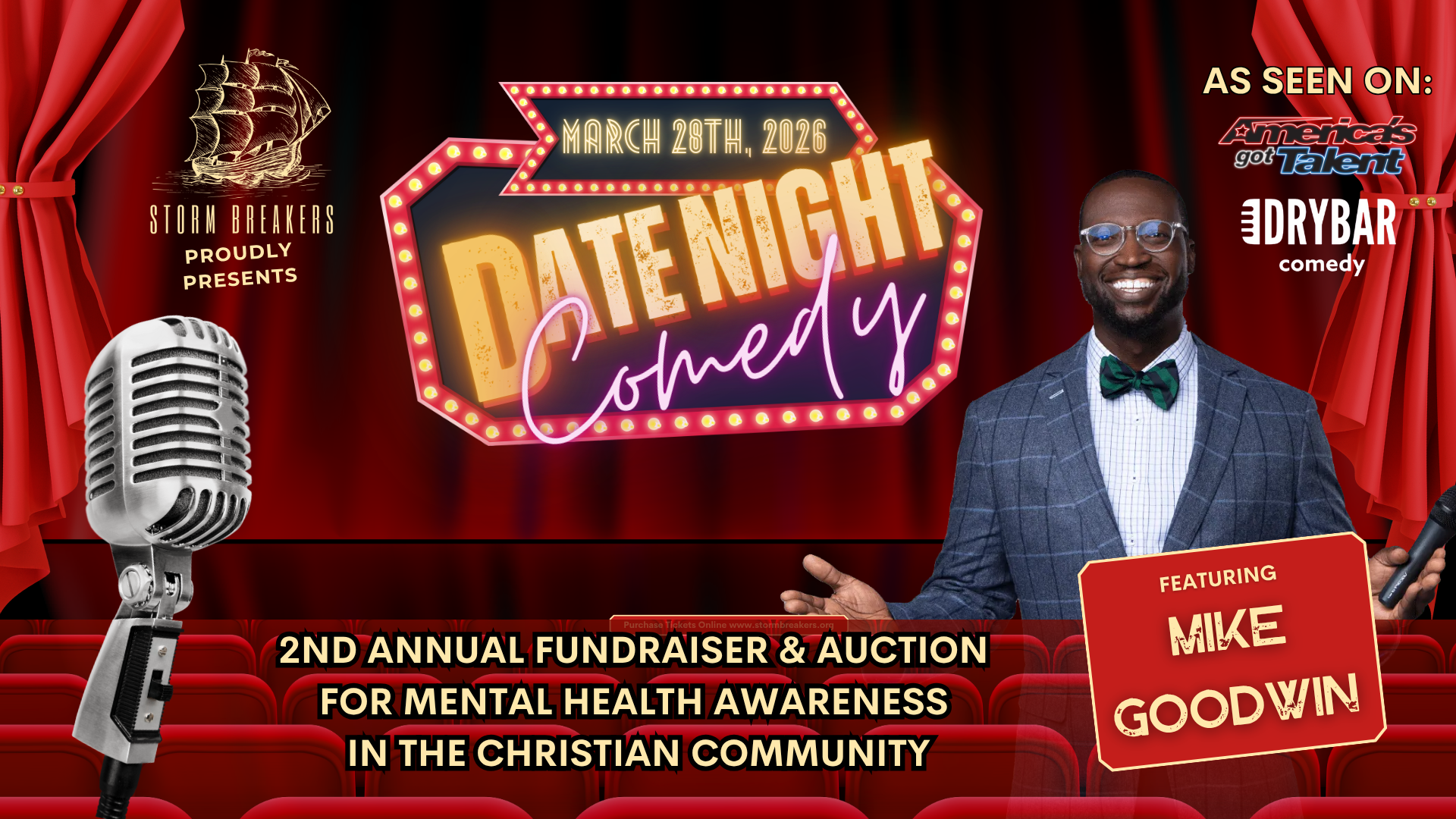 Campaign cover image for 2026 Date Night Comedy presented by Storm Breakers