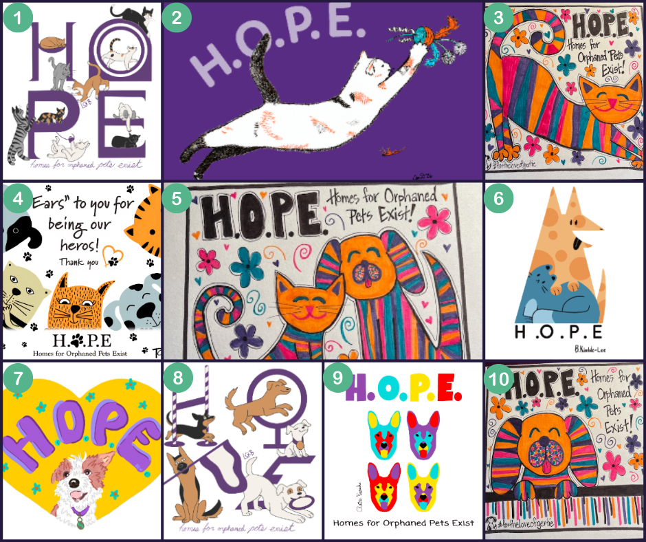 Campaign cover image for H.O.P.E. T-Shirt Design Contest