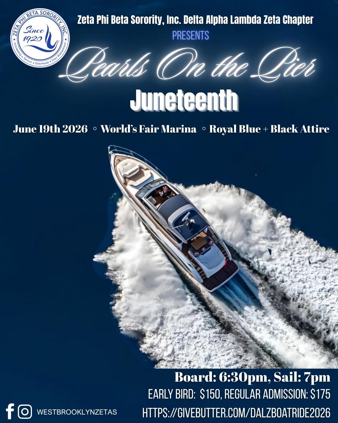 Campaign cover image for DALZ Pearls On the Pier 2026 Boatride