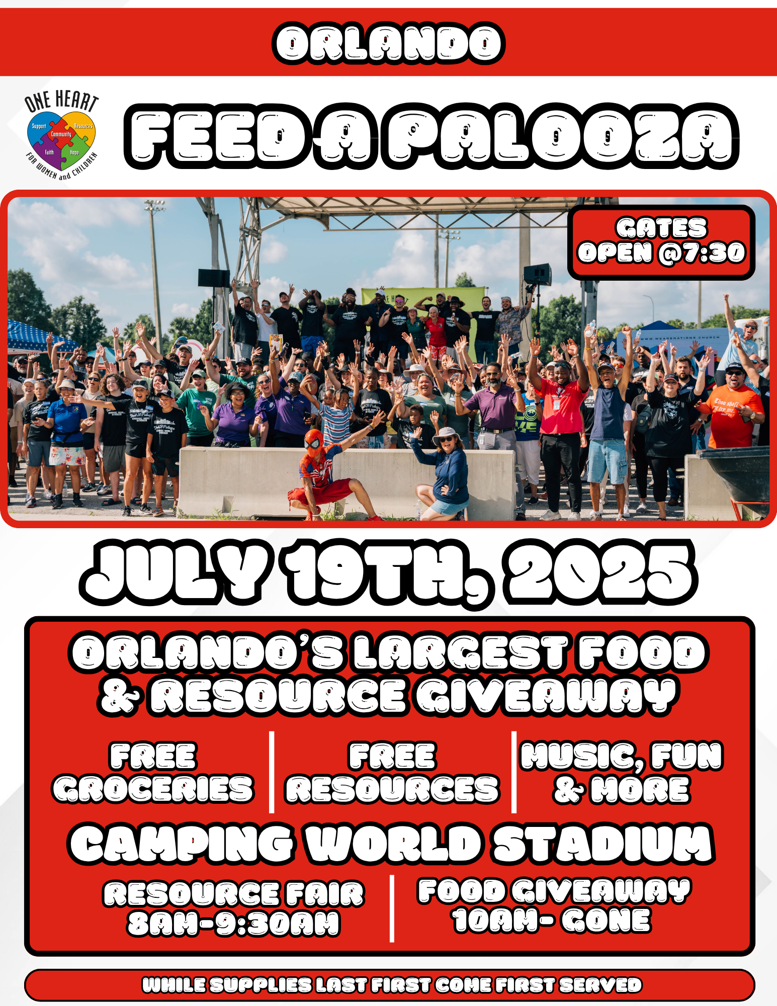 Campaign cover image for Feed A Palooza July 19th, 2025