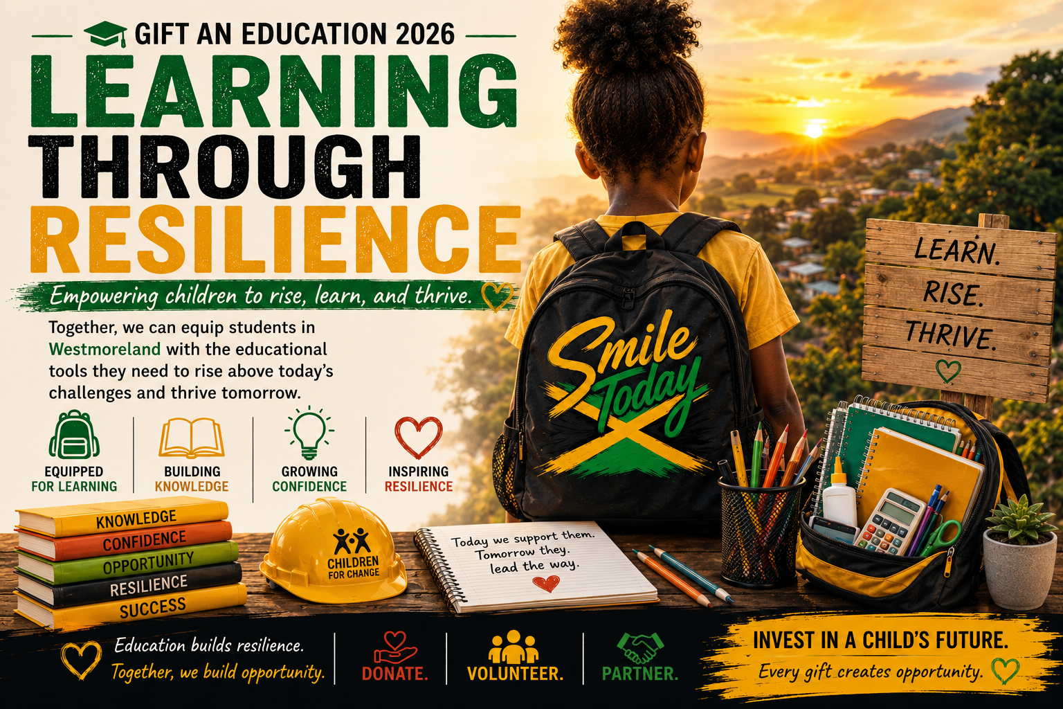 Campaign cover image for Gift an Education 2026