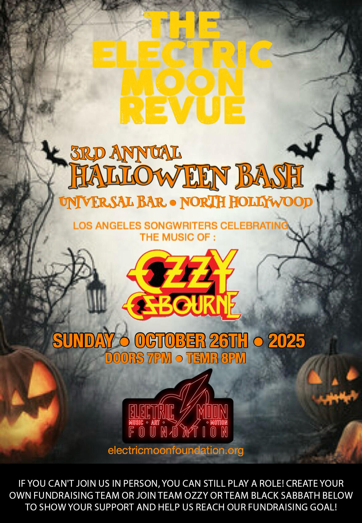 Campaign cover image for The Electric Moon Revue Celebrating the Music of Ozzy Osbourne & Black Sabbath