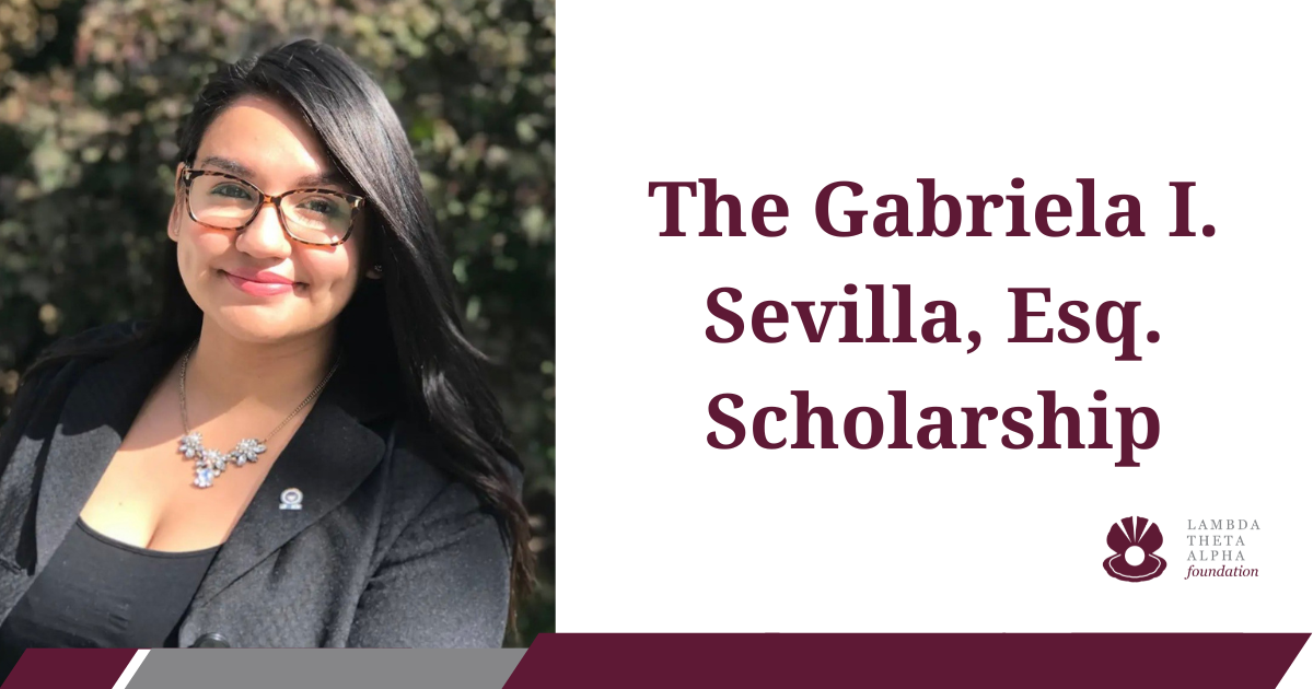 Campaign cover image for The Gabriela I. Sevilla, Esq. Scholarship