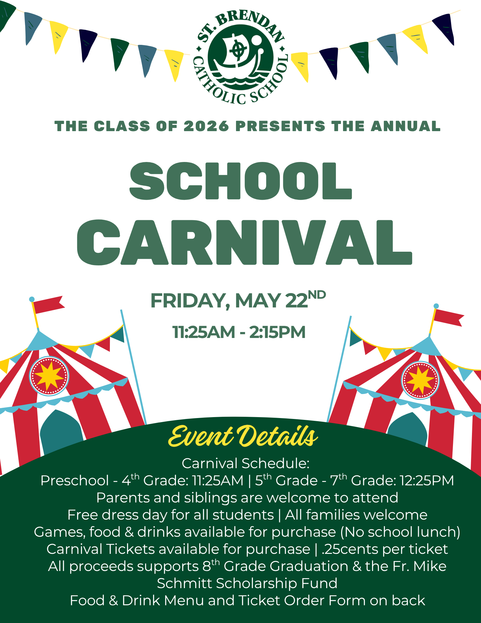 Campaign cover image for Class of 2026 School Carnival