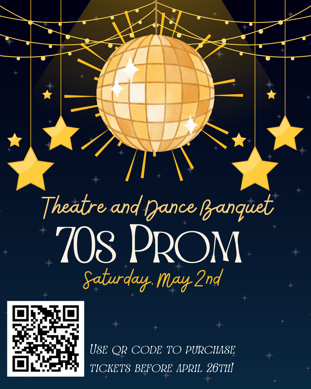 Campaign cover image for Banquet 2026: 70s Prom