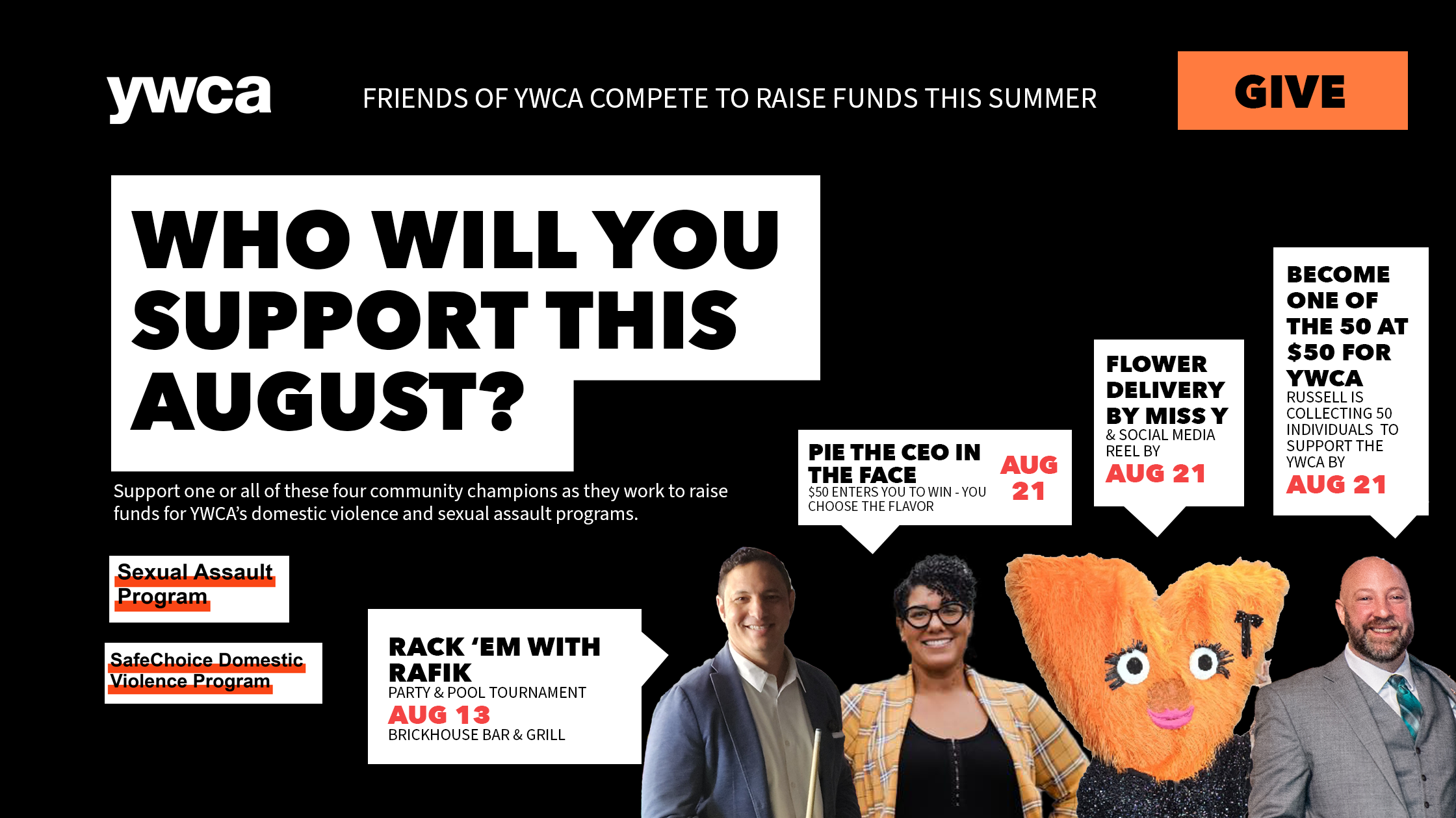 Campaign cover image for YWCA Friends Compete to Raise Funds (2025)