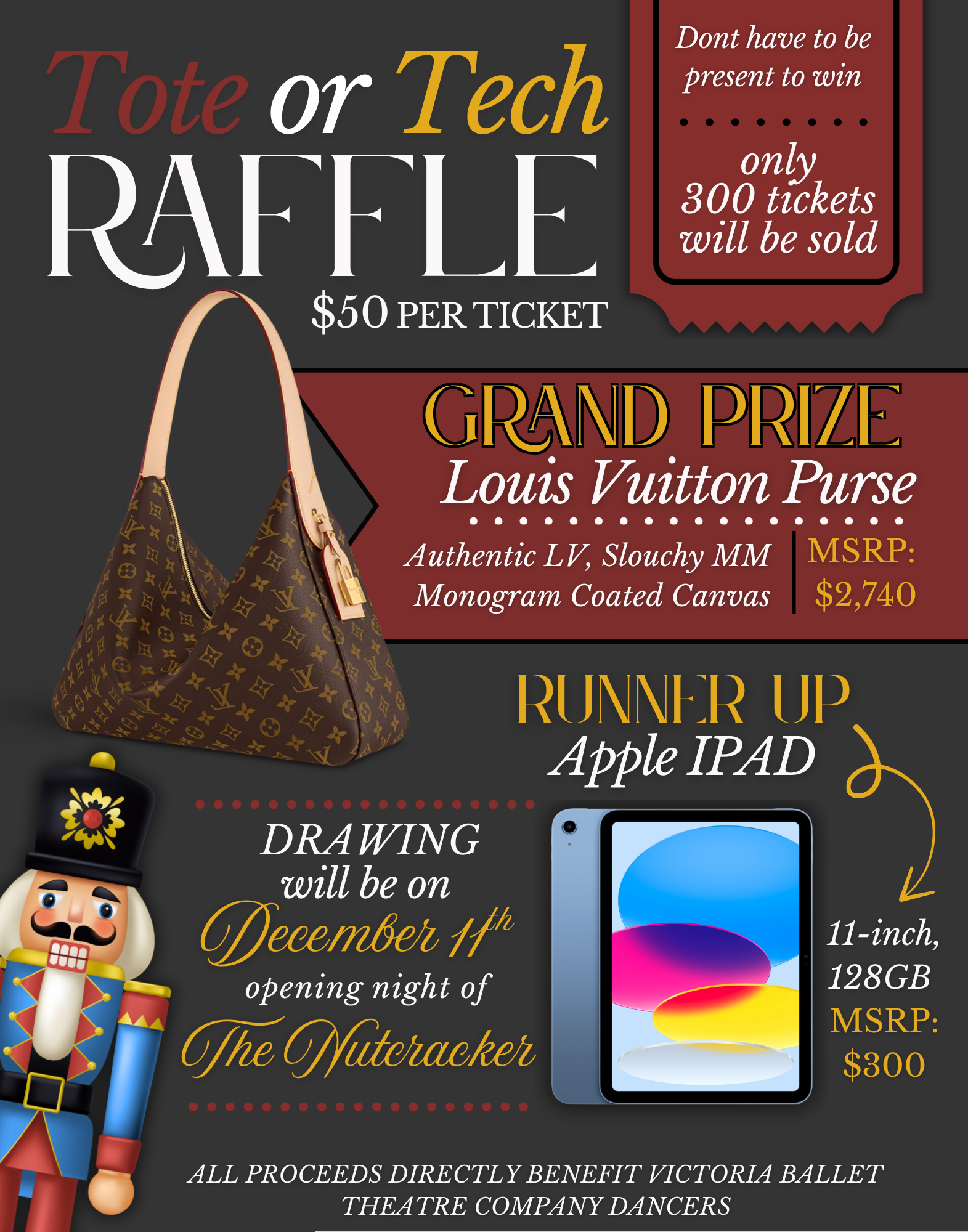 Campaign cover image for Tote or Tech Raffle