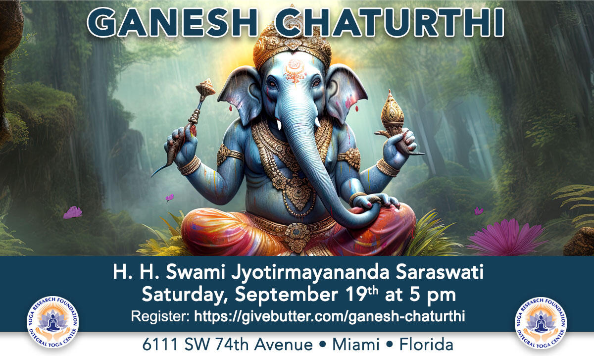 Campaign cover image for Ganesh Chaturthi with HH Sri Swami Jyotirmayananda