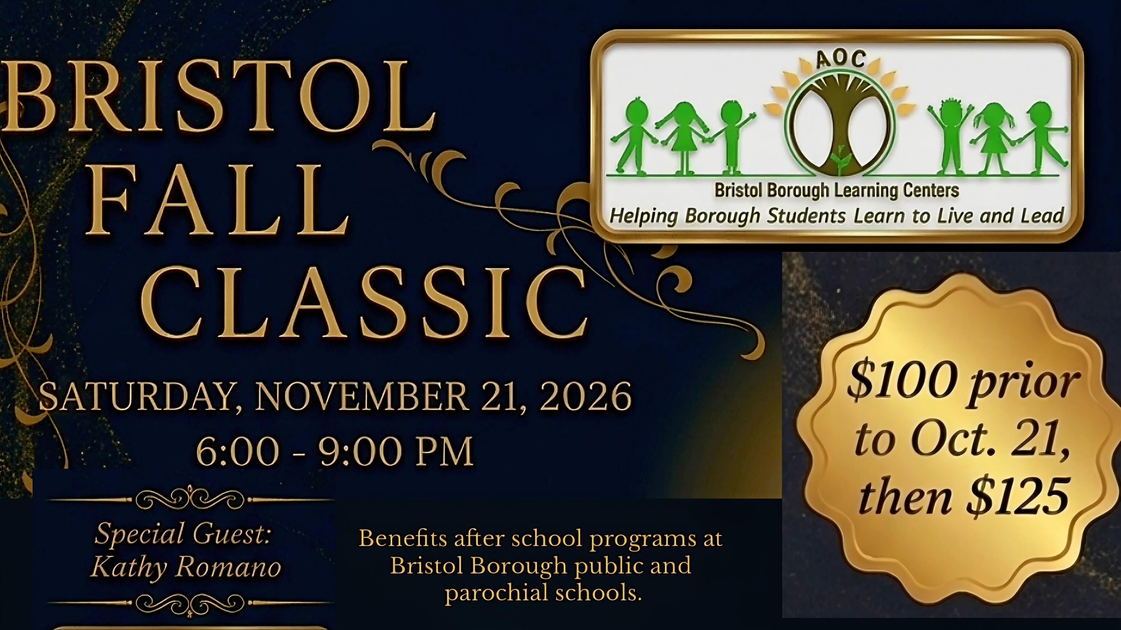 Campaign cover image for Bristol Fall Classic 2026