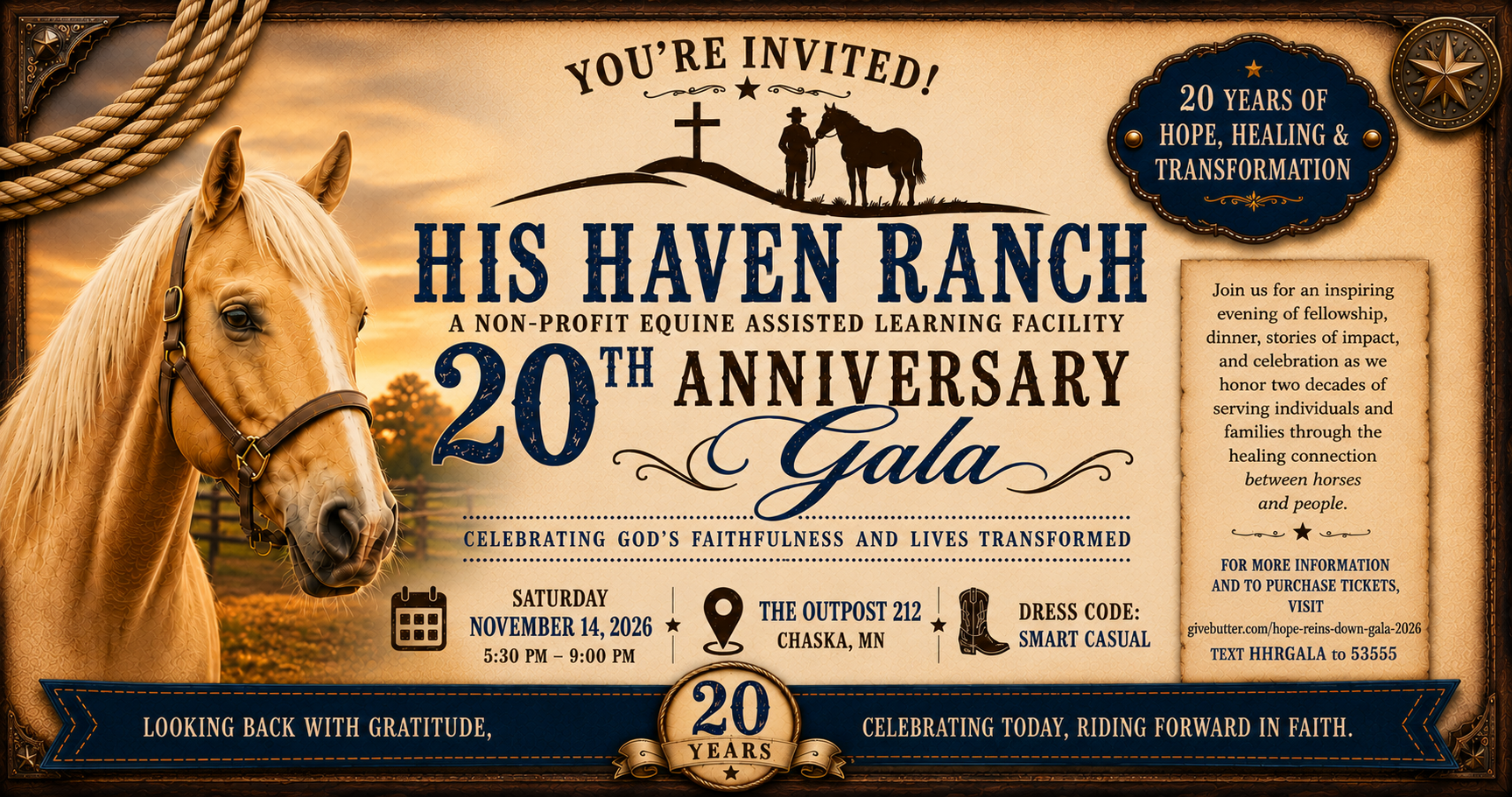 Campaign cover image for HOPE REINS DOWN GALA