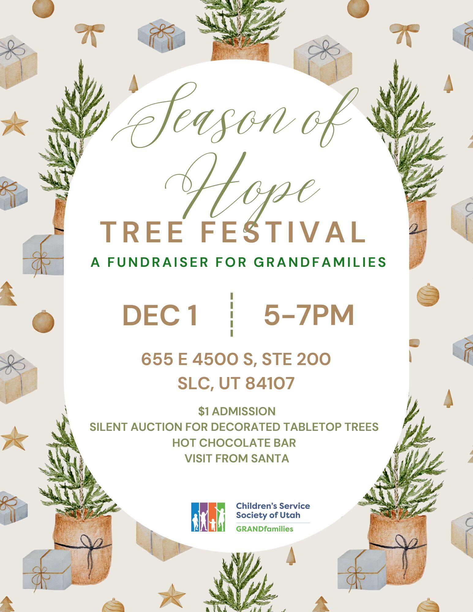 Campaign cover image for Season of Hope Tree Festival
