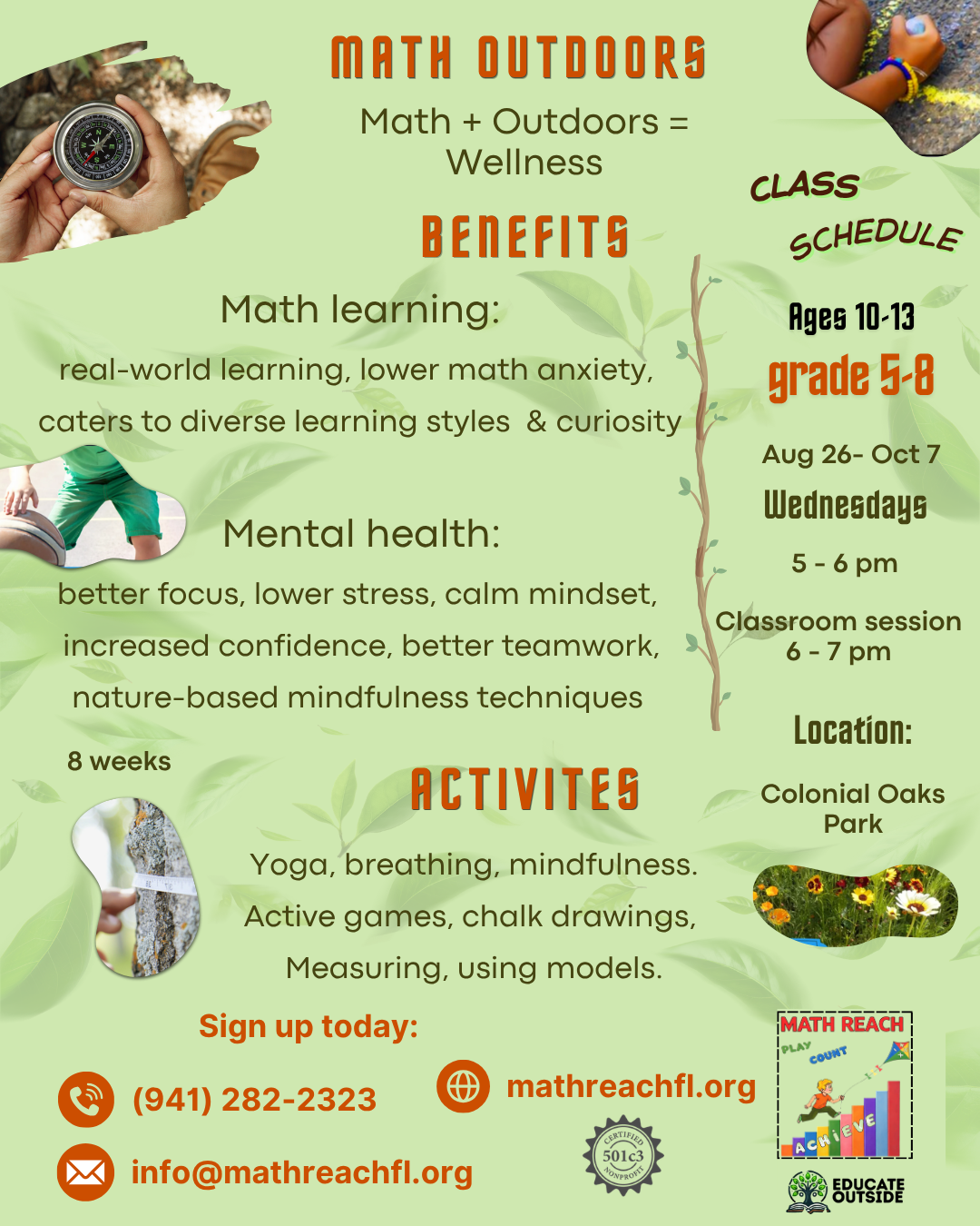 Campaign cover image for Math Reach program support