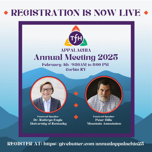 Campaign cover image for TFH Appalachia Annual Meeting