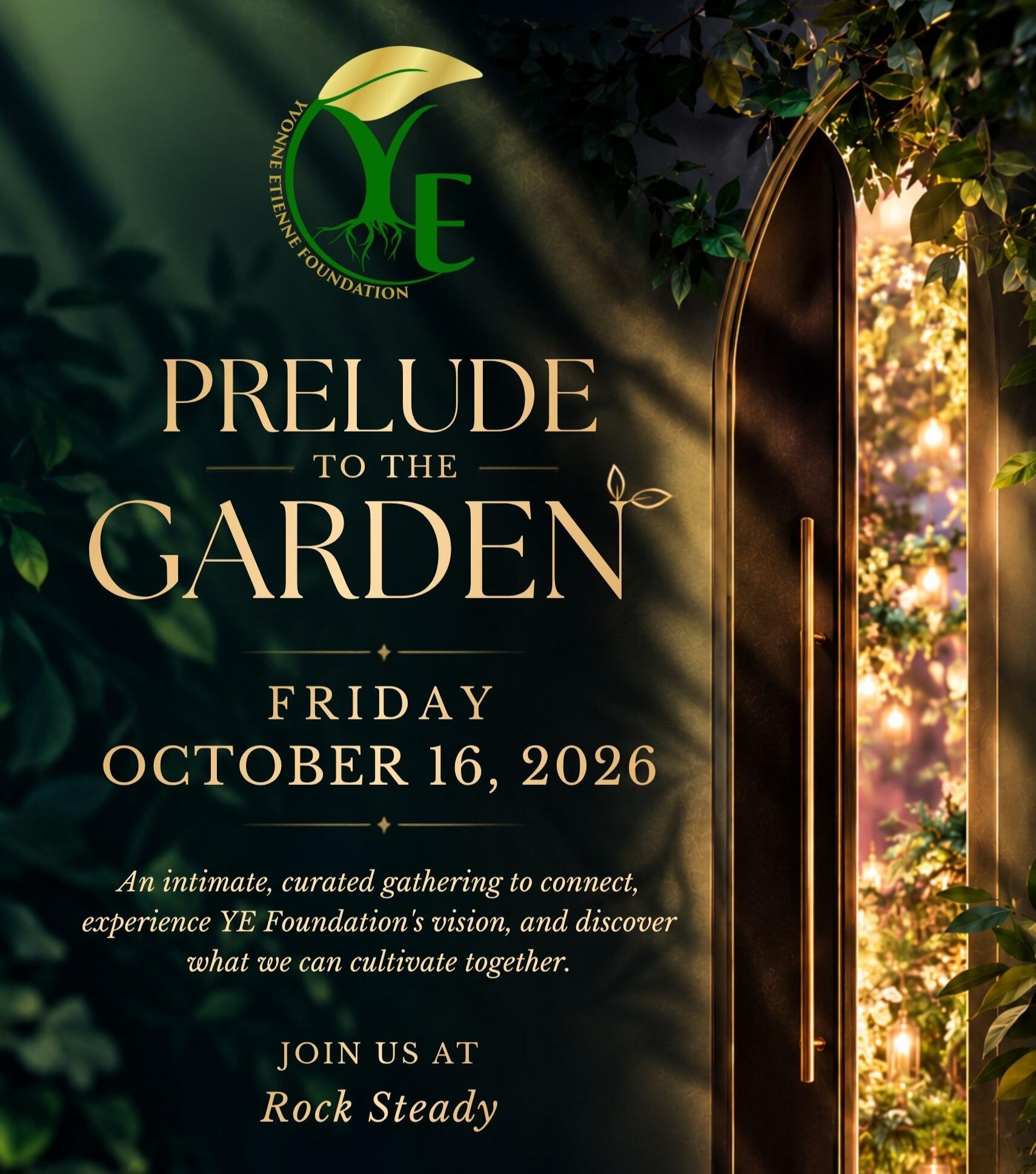 Campaign cover image for Prelude to the Garden on 10/16 @ 6pm