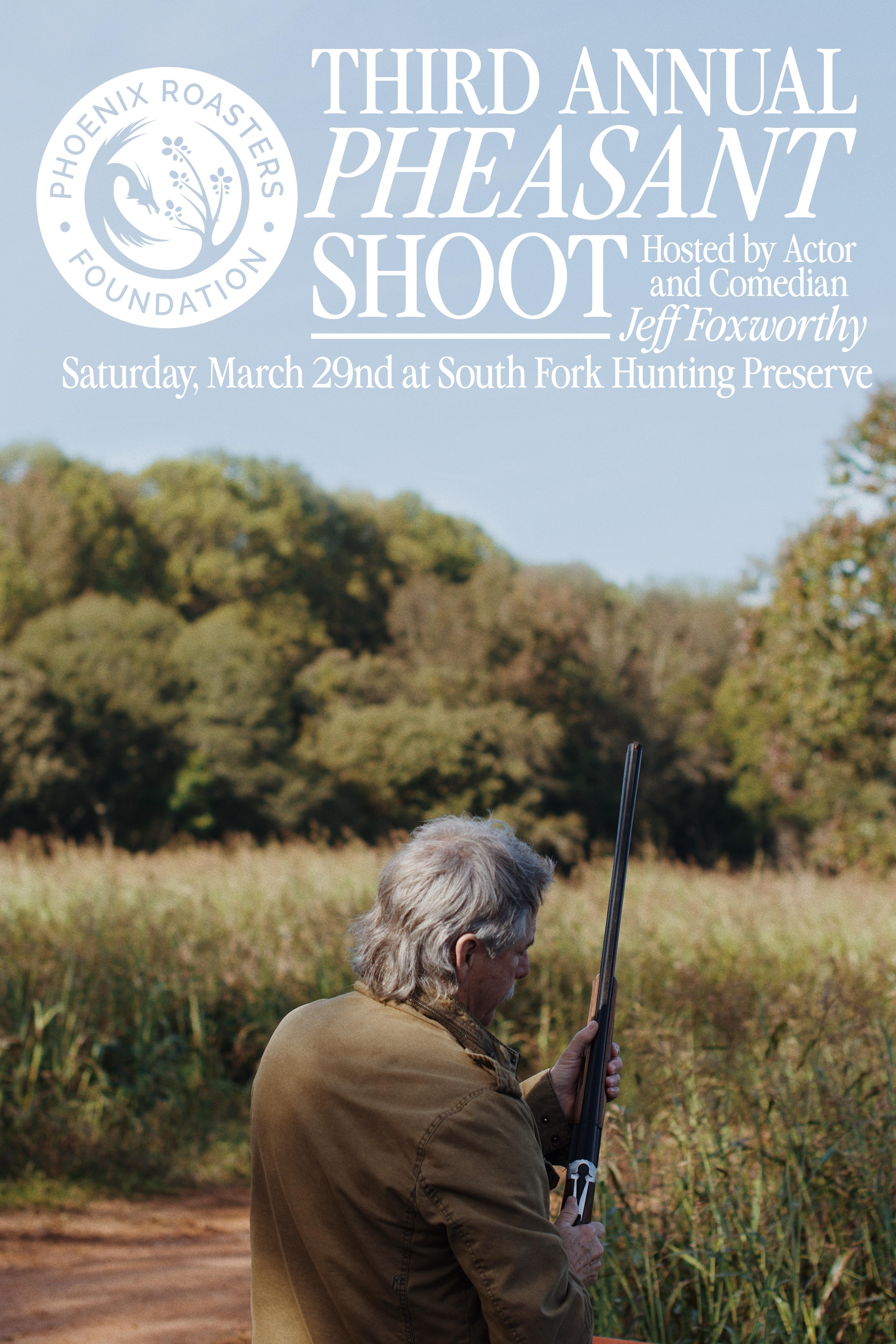 Campaign cover image for 3rd ANNUAL PHEASANT SHOOT