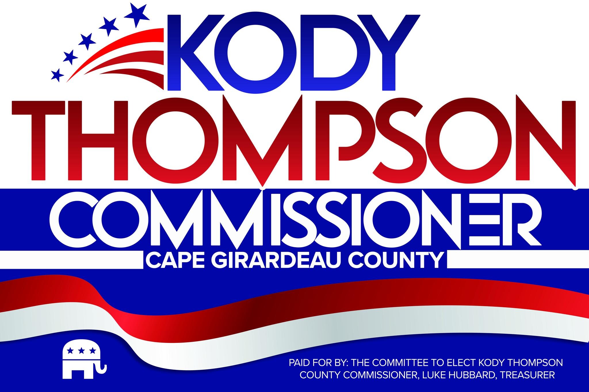 Campaign cover image for Committee to elect Kody Thompson County Commissioner