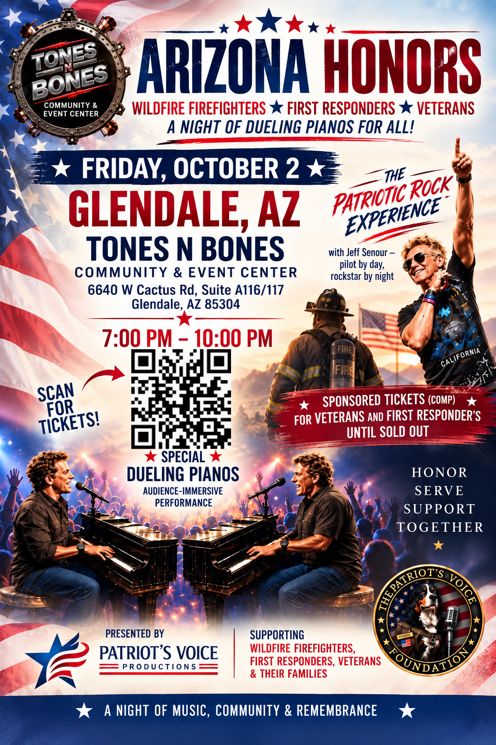 Campaign cover image for Dueling Pianos Benefit Tour - Glendale, AZ