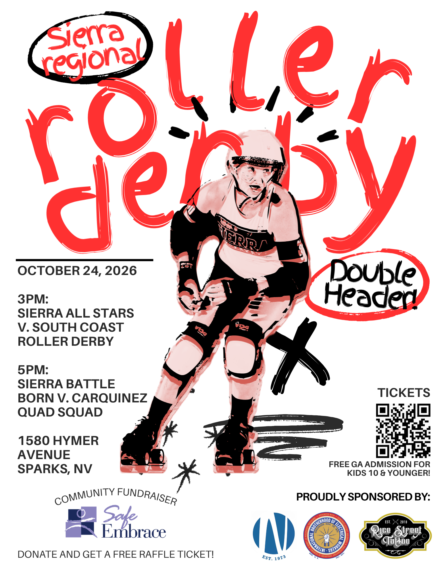 Campaign cover image for Sierra Roller Derby Season Closer
