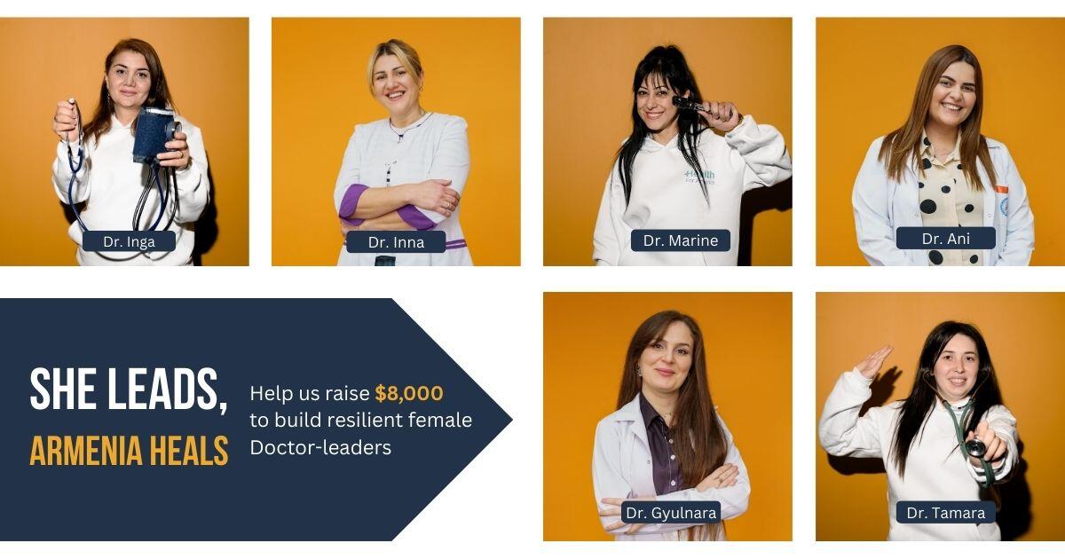 Campaign cover image for She Leads, Armenia Heals!