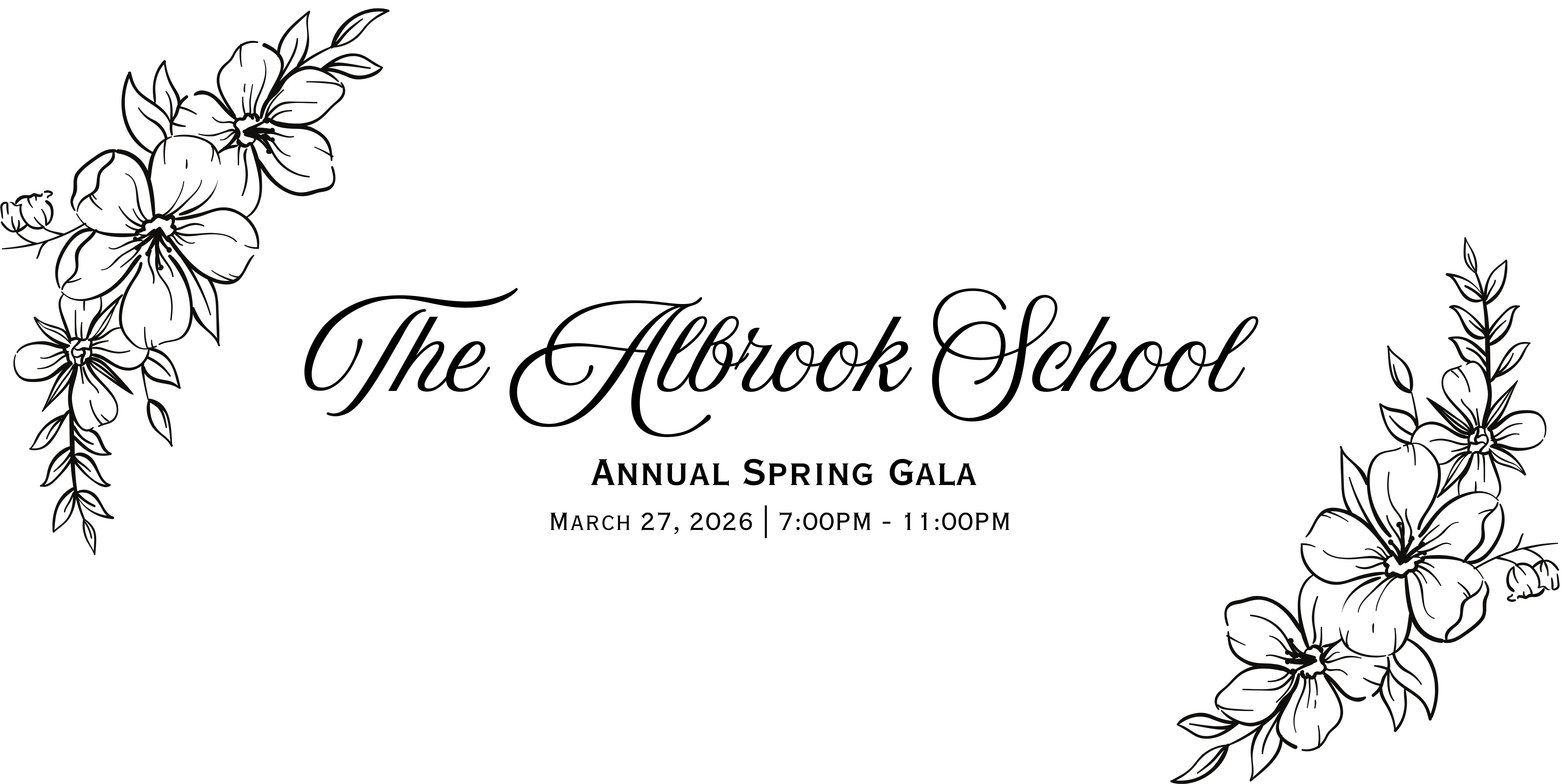 Campaign cover image for The Albrook School 2026 Spring Gala