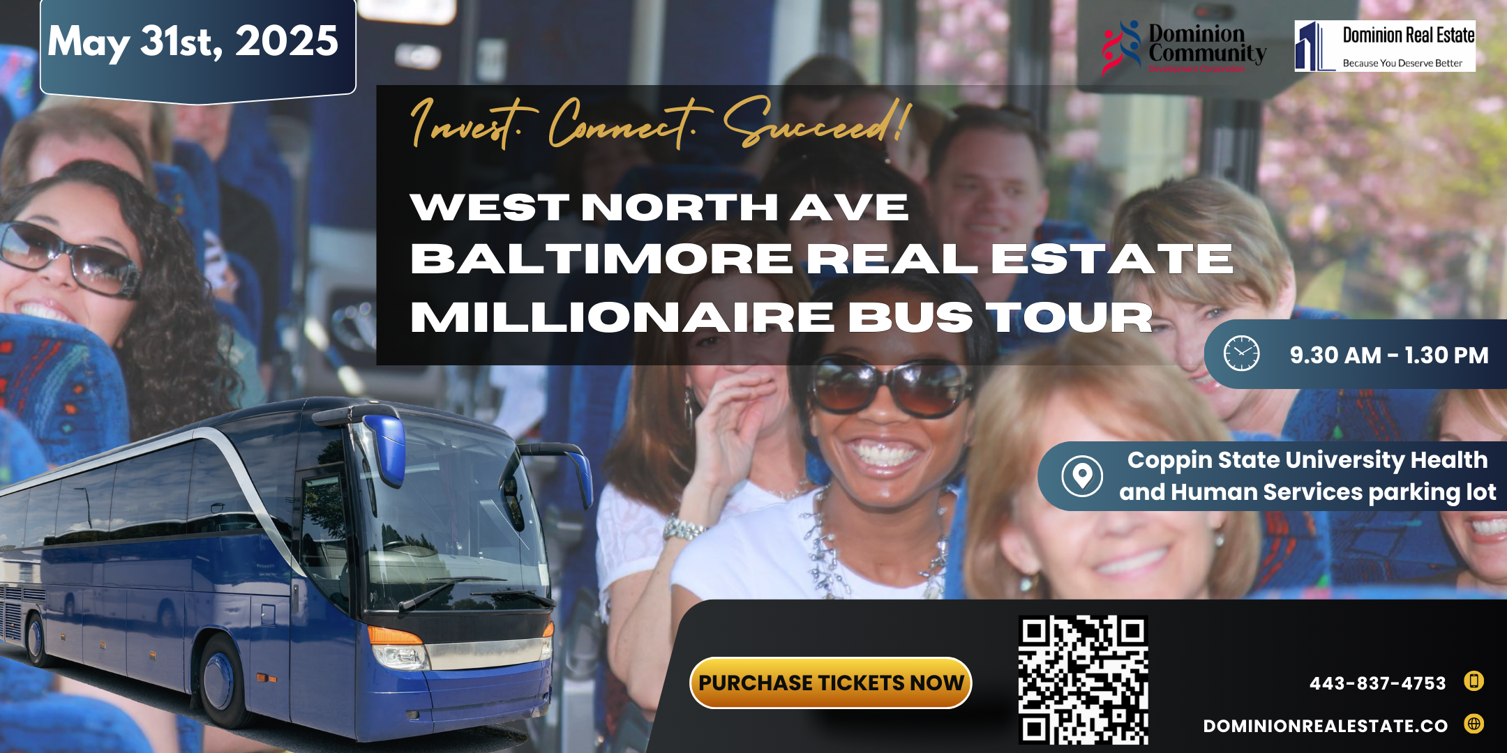 Campaign cover image for Baltimore Real Estate Millionaire Bus Tour