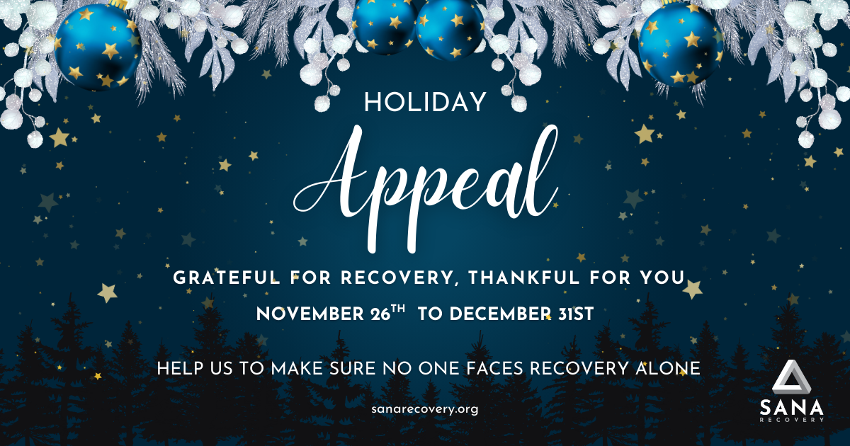 Campaign cover image for 2025 Sana Recovery Foundation Holiday Appeal