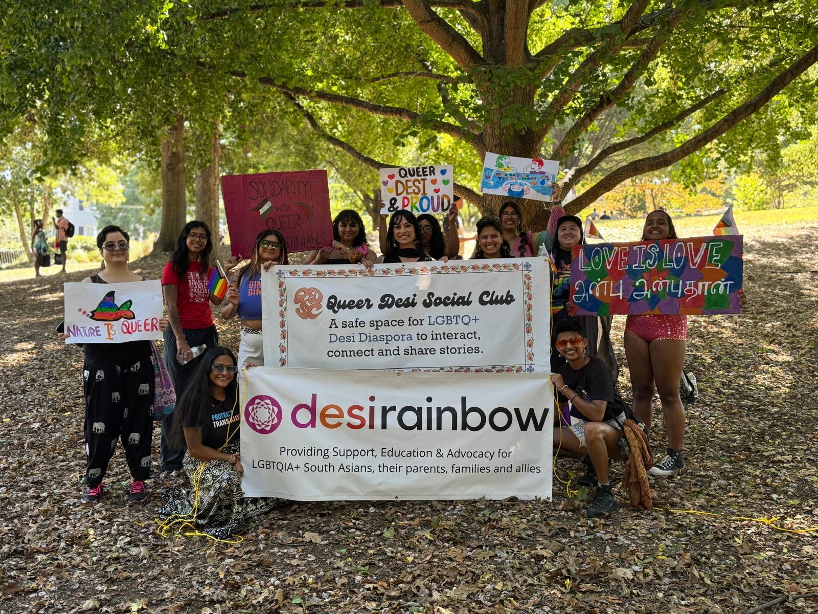 Campaign cover image for QDSC & Desi Rainbow at Atlanta Pride!