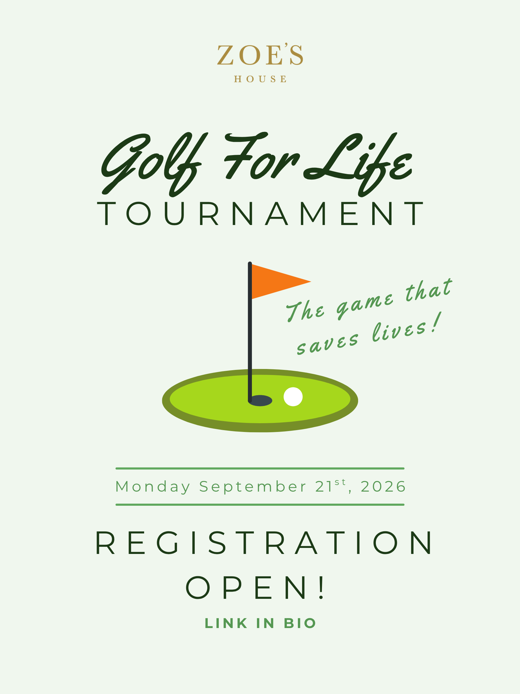 Campaign cover image for 6th Annual Golf for Life Tournament