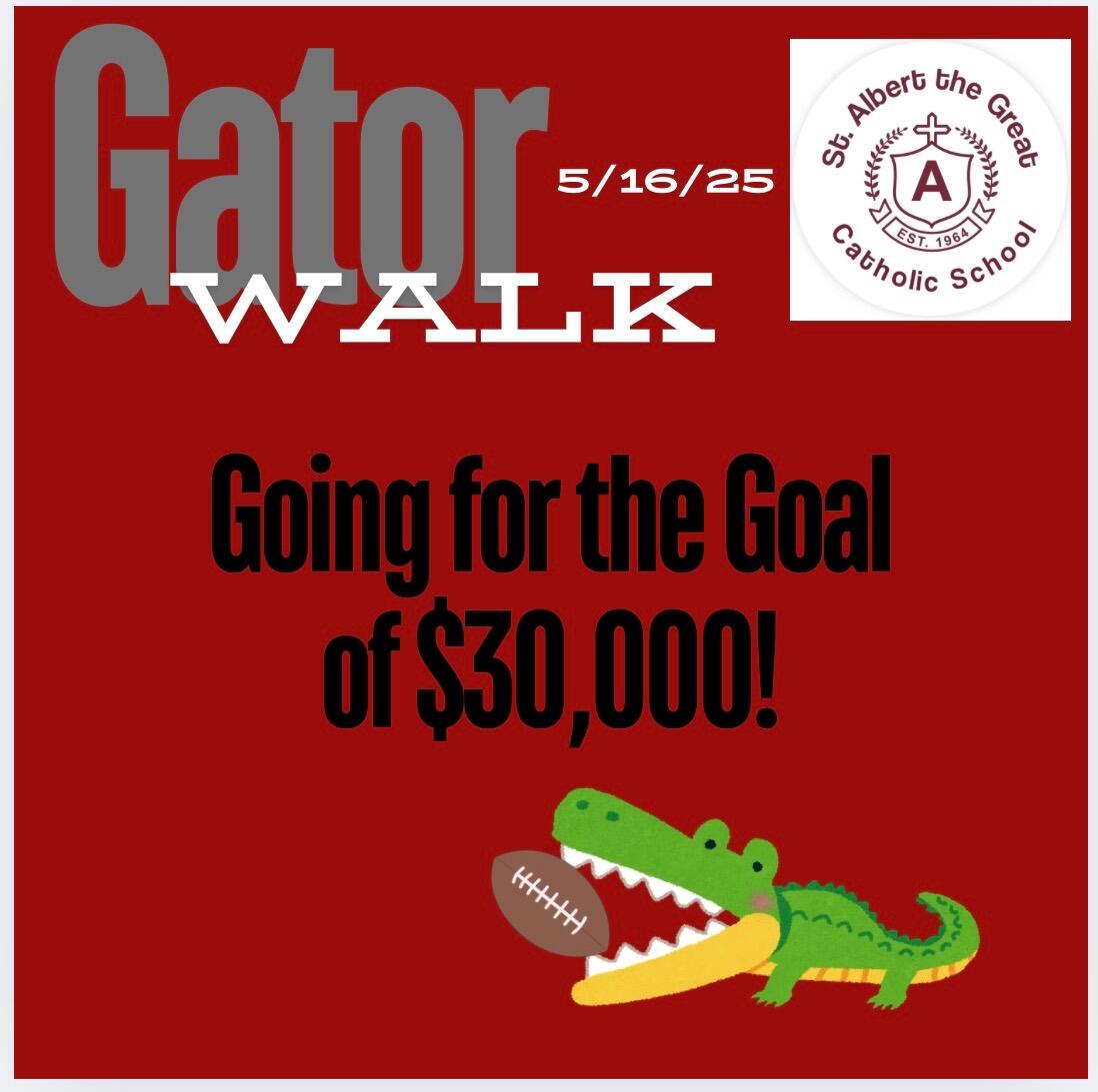 Campaign cover image for St. Albert the Great - Gator Walk 2025