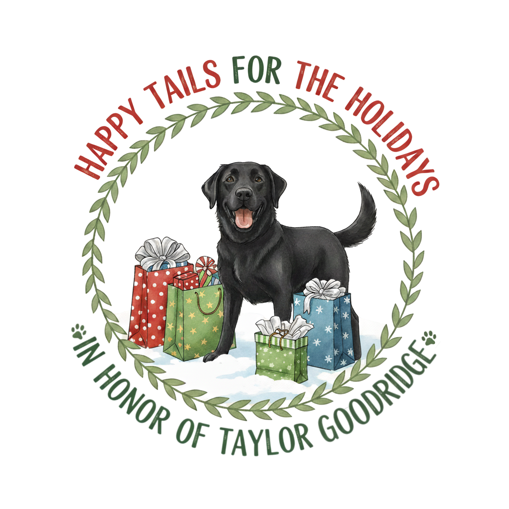 Campaign cover image for Happy Tails Holiday Auction in Honor of Taylor Goodridge
